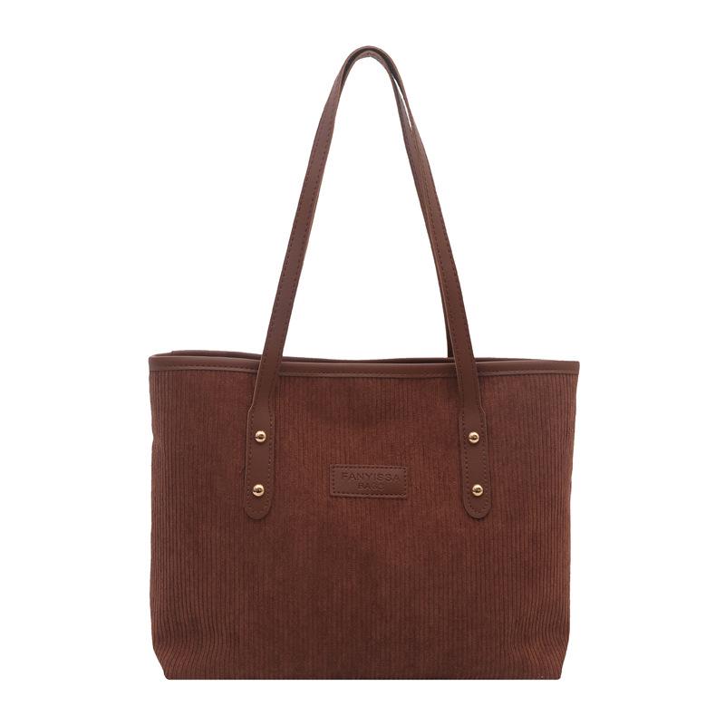 2025 Autumn/Winter Women's Trendy Tote: Casual, Spacious, Distinctive Shoulder Handbag