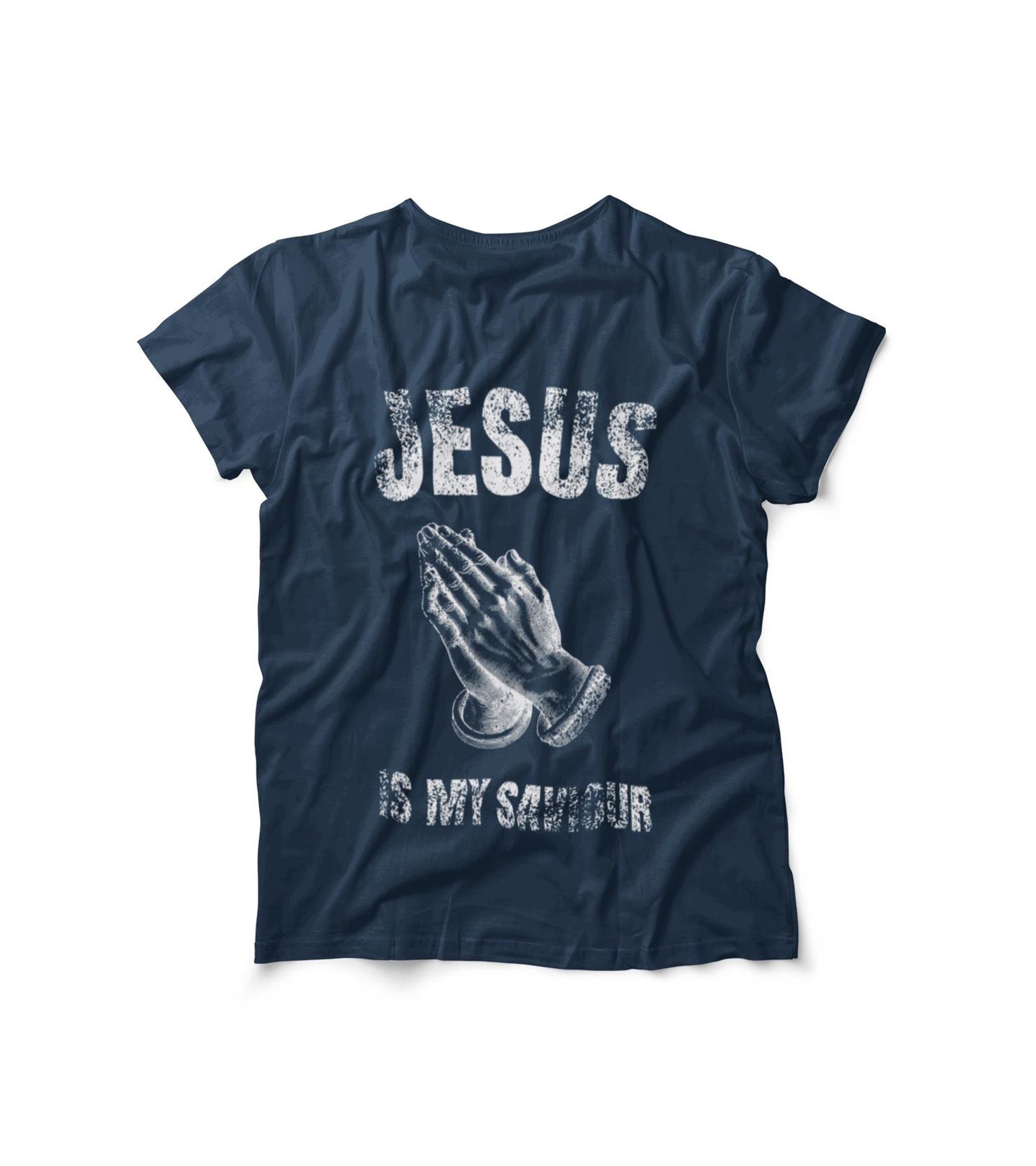 Jesus Praying Hands T-Shirt | Faith Christian Tee S