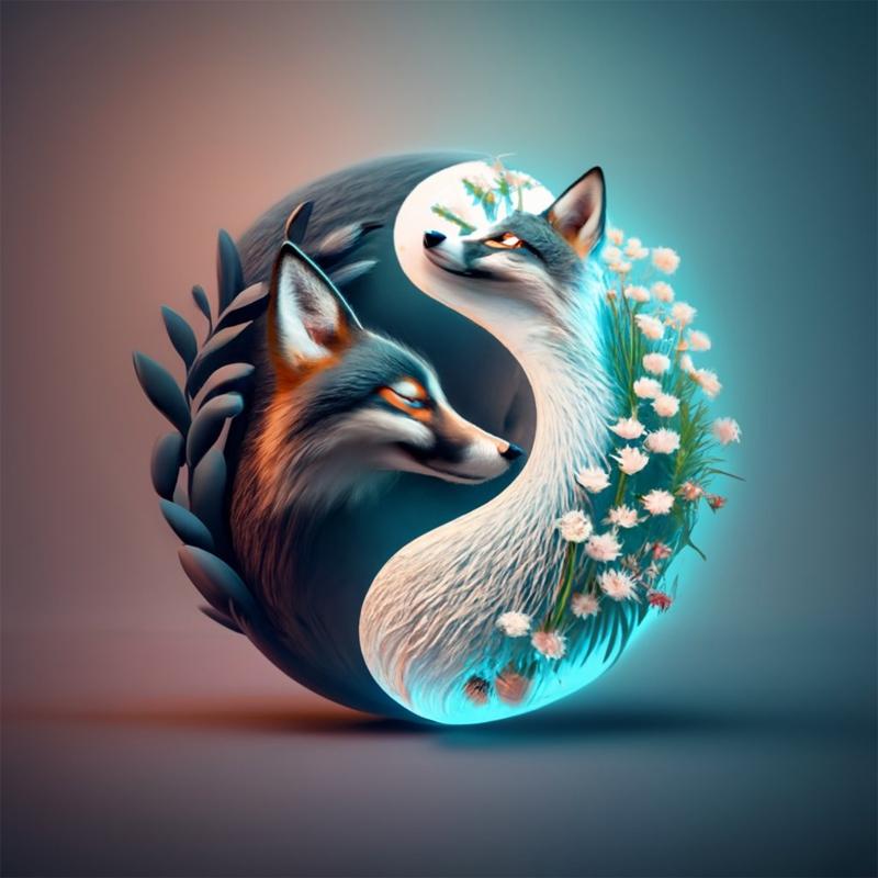 

Full 5D DIY Diamond Painting Bagua Fox Diamond Embroidery Full Cross Stitch Home Decoration Handmade Gift 20x20cm