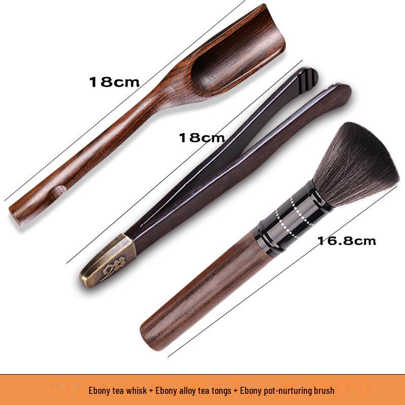 Solid Wood Tea Scoop for Gongfu Tea Ceremony - Small Tea Shovel Spoon for Serving and Dividing Tea.