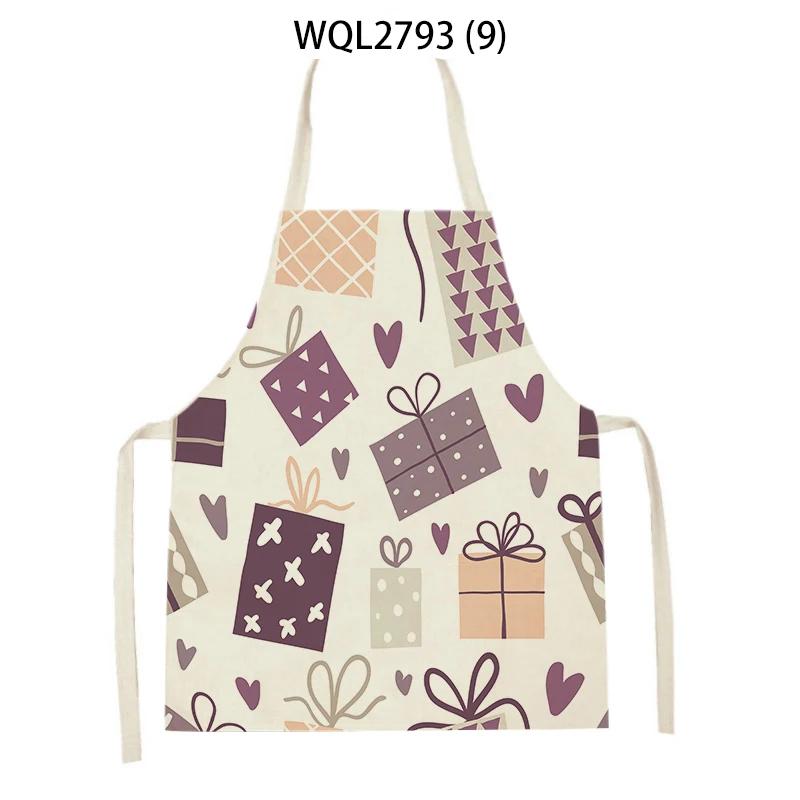 Cute Gifts Pattern Sleeveless Kitchen Aprons Home Decor Baking Accessories Household Cooking Pinafore Cleaning Tool Delantal
