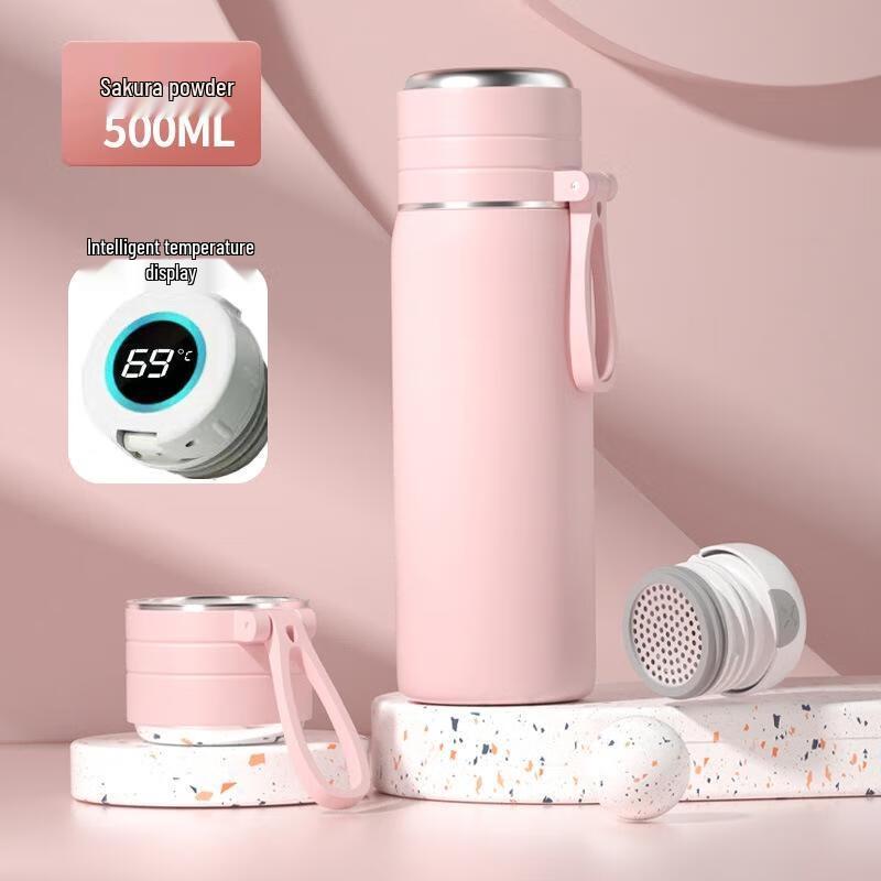 Термос-бутылка ZETAI из нержавеющей стали с ситечком для заваривания чая