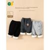 Baby Pants with Fleece Lining, Thickened Winter Wear, Boys and Girls Sweatpants, Autumn and Winter Warm Pants, Children's New Casual Sports Pants