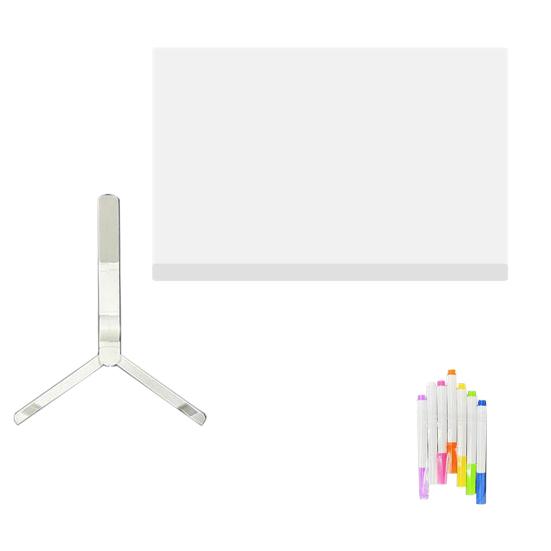 

Светодиодная доска для заметок с 7-цветной ручкой, многоразовая, светящаяся, акрил C