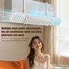 Air Conditioner Windshield Portable Air Conditioner Wind Deflector Baffles Blowing Windshield Diverter Cover Anti-Wind Blocker