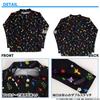 Airin Bandai Pikmin Jungen Rash Guard Badeanzug, Allover-Print, 130cm, Schwarz, 572