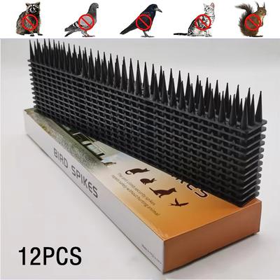 12 Stuks Hek Muur Spikes Vogelafweermiddelen Verkrijgbaar op Boomgaardboerderijen voor Duiven Spikes Wasbeer Spikes Kat Spikes Buiten Tuinen