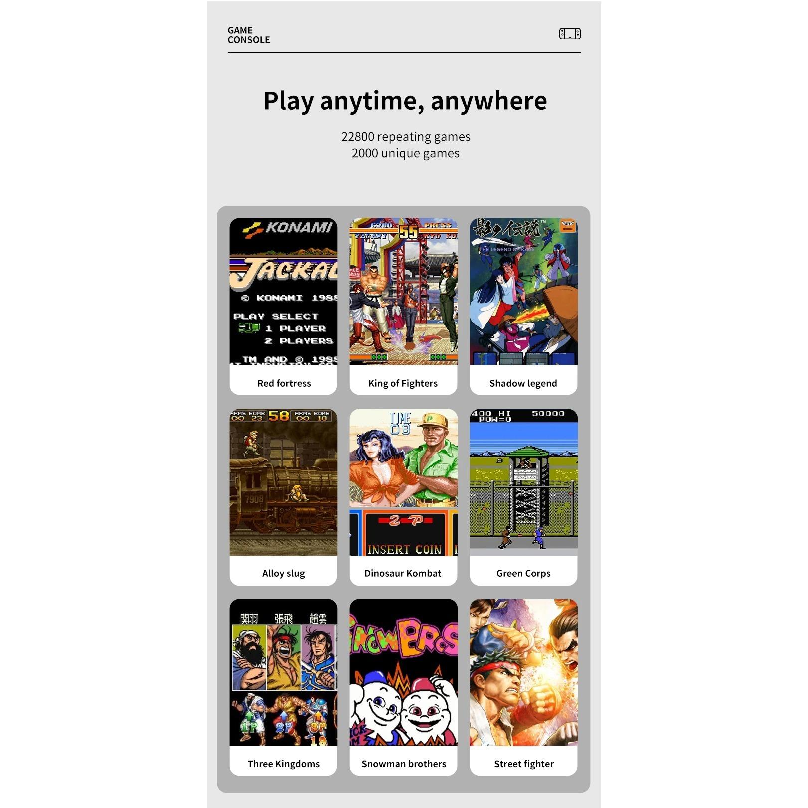 PSP Mech Version Портативная игровая консоль с поддержкой Doubles Battle Handheld Arcade — фото 16