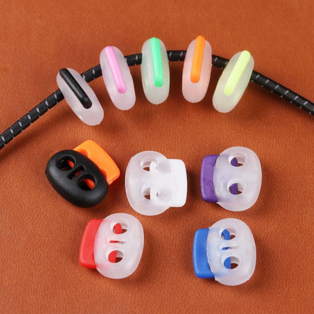 Garments Accessoies Cord Lock Clip Shoelace Spring Buckle Buttons Toggle Clips Cord Lock Stopper