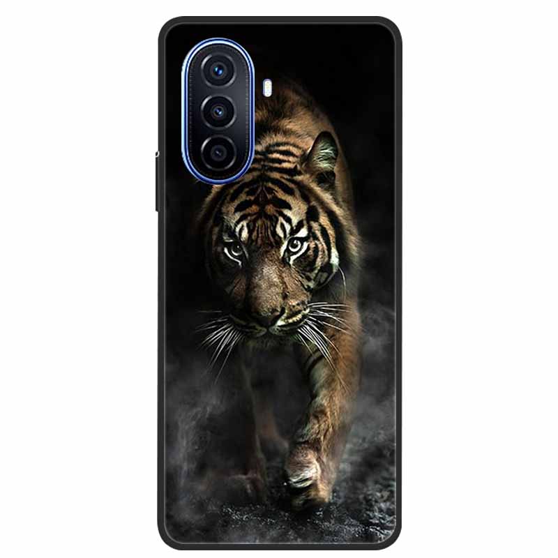 For Huawei Nova Y70 Plus Case Wolf Black Silicone Soft Phone Case For Huawei Nova Y70 Back Cover Case NovaY70 Y 70 Funda Coque