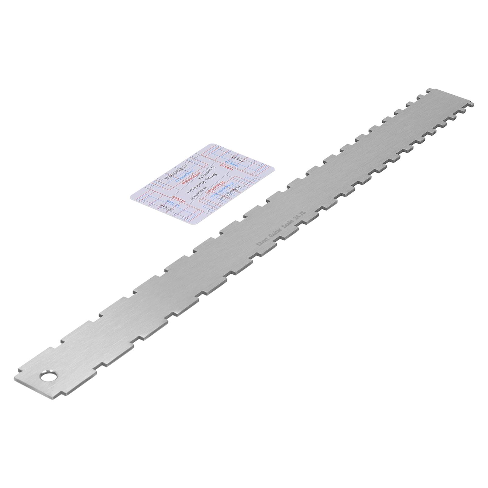 

Измеритель струн гитары, высота и расстояние аккорда, линейка с выемками на грифе, измерительный инструмент