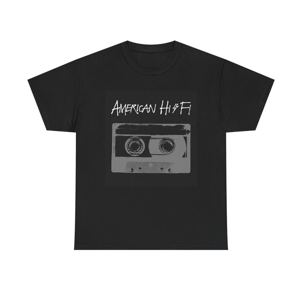 American Hi Fi Shirt Retro Band Merch 90s Vintage Rock Punk Unisex Heavy Cotton Unisex T-Shirt XXXXL