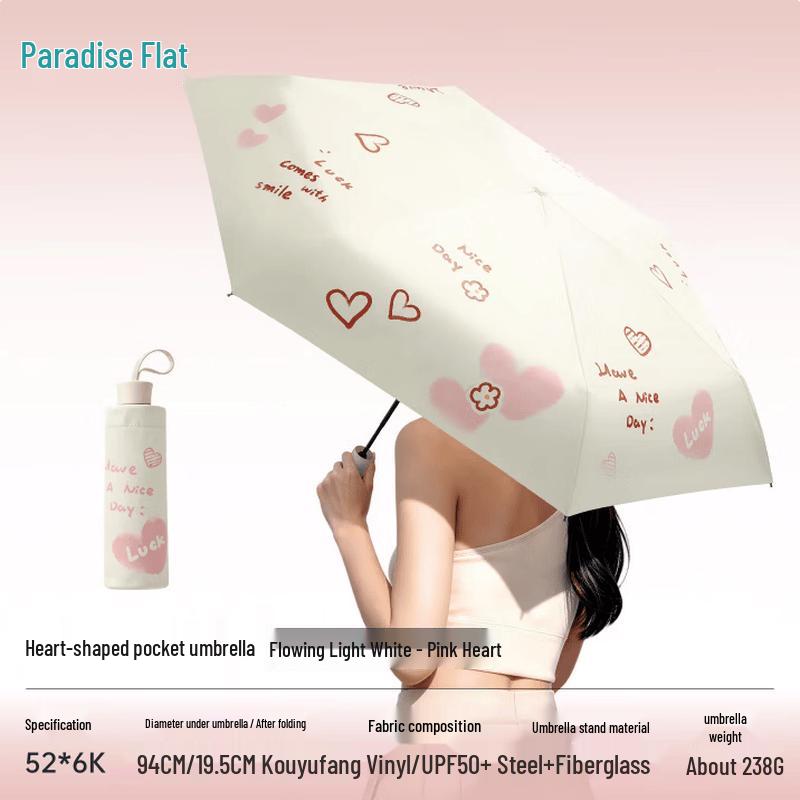 Heaven Umbrella Pocket Capsule UV Sun & Rain Umbrella