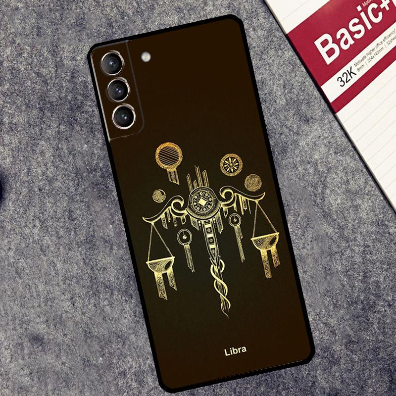 Zodiac Sign Case For Samsung Galaxy S24 S23 S22 S21 Plus Ultra Note 20 S9 S10 Note 10 S20 S21 FE Cover