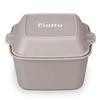 Showa Piatto Bento Box with Side Case, Gray, 300ml