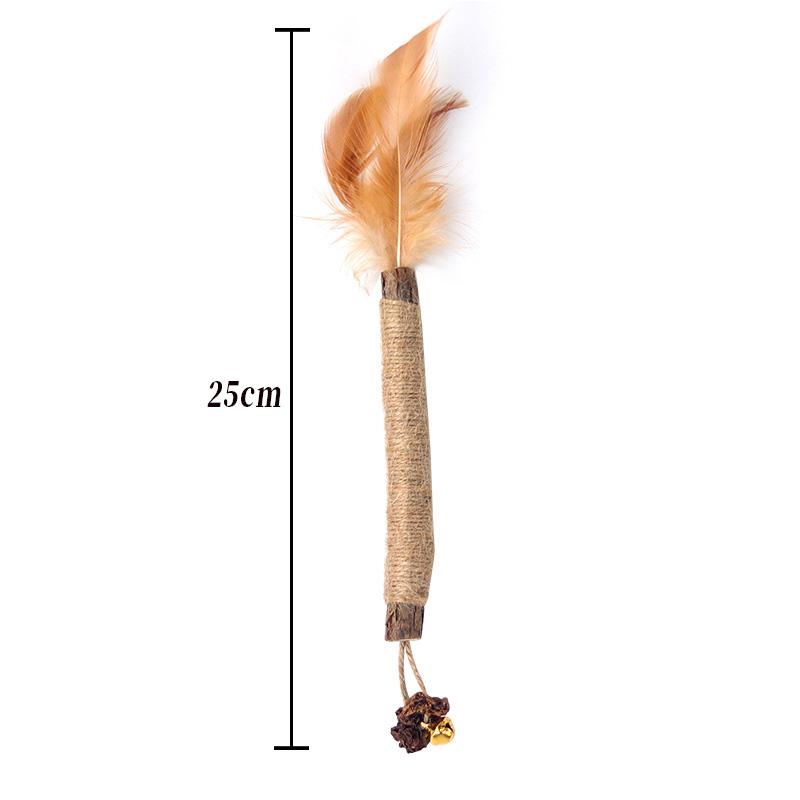 Cat Toys Silvervine Chew Stick Polygonum Kitty Raffia Grass Pet Supplies Cleaning Teeth Stick Pet Bite Hemp Rope Cat Toy