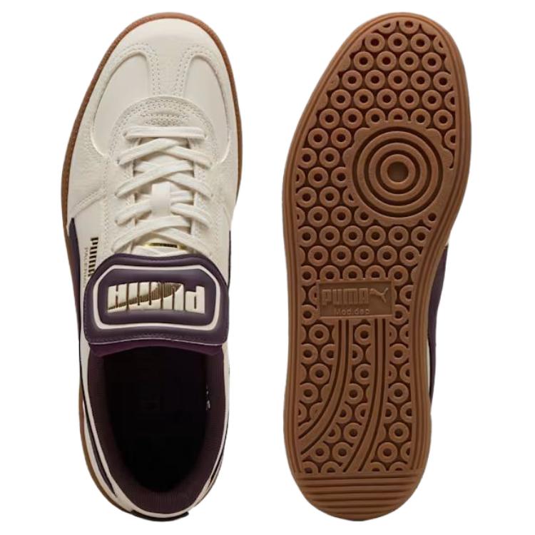 Puma Palermo Premium Alpine Snow Midnight Plum Unisex Tenisky Krémové 401744-04