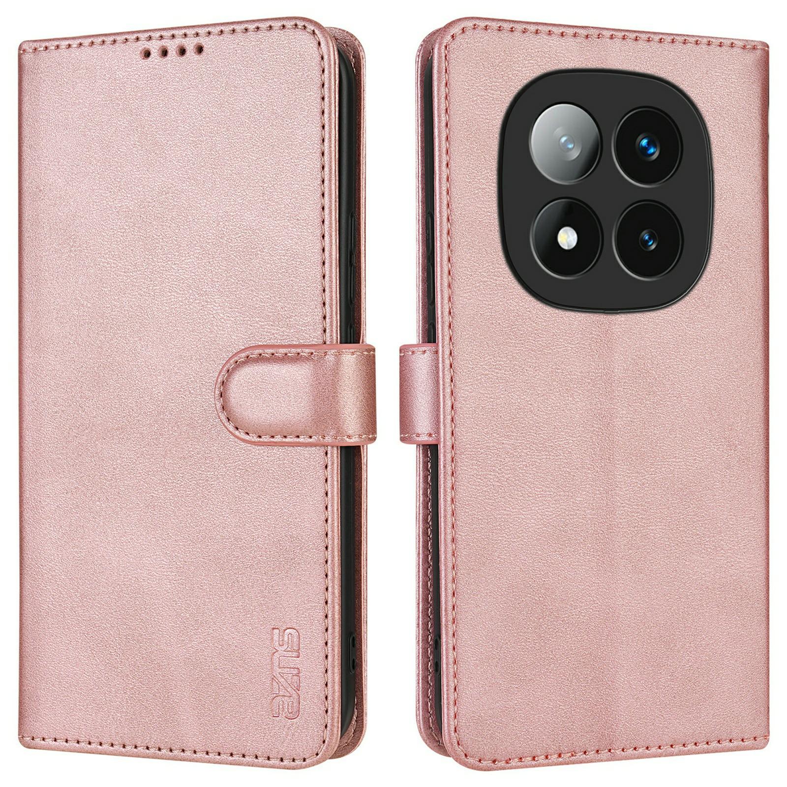 

AZNS For Xiaomi Redmi Note 14 Pro+ 5G Case PU Leather Wallet Phone Cover E