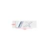 Car Stickers ABS 3D Letters Rear Trunk Emblem Logo for BMW iX i3 i4 i7 iX3 iX4 iX7 Matte Silver Accessories tv2