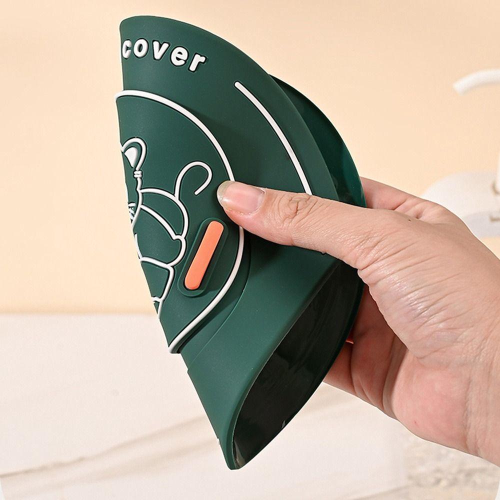 Anti Odor Floor Drain Cover Cartoon Cat Kitchen Sink Seal Mat  for Bathroom Hair Collection