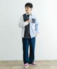 Urban Research Items Vertical Switch Long Sleeve Dress Size Size Men's Shirt, L.BLU, M, IT44-13A008