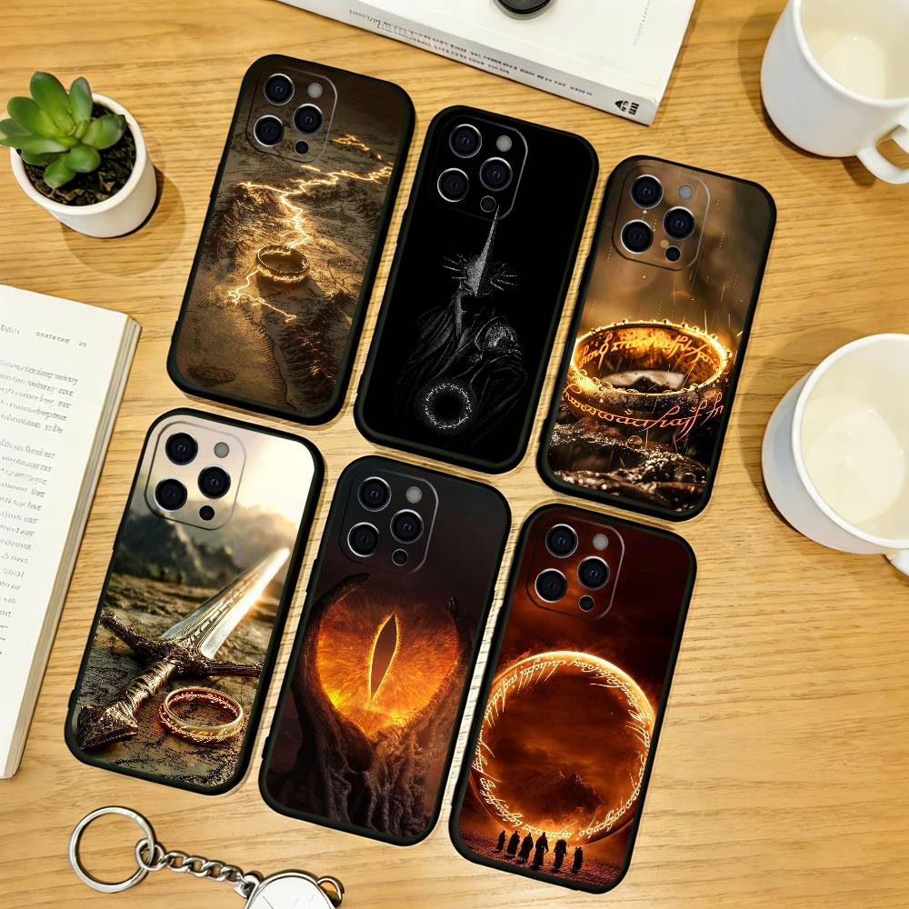 L-Lord of the R-Rings Phone Case For iPhone 17, 16,15,14,13,12,11 Plus,Pro Max, Others Soft Black Cover