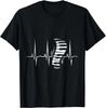 Keyboard Heartbeat Piano Gift Unisex T-Shirt