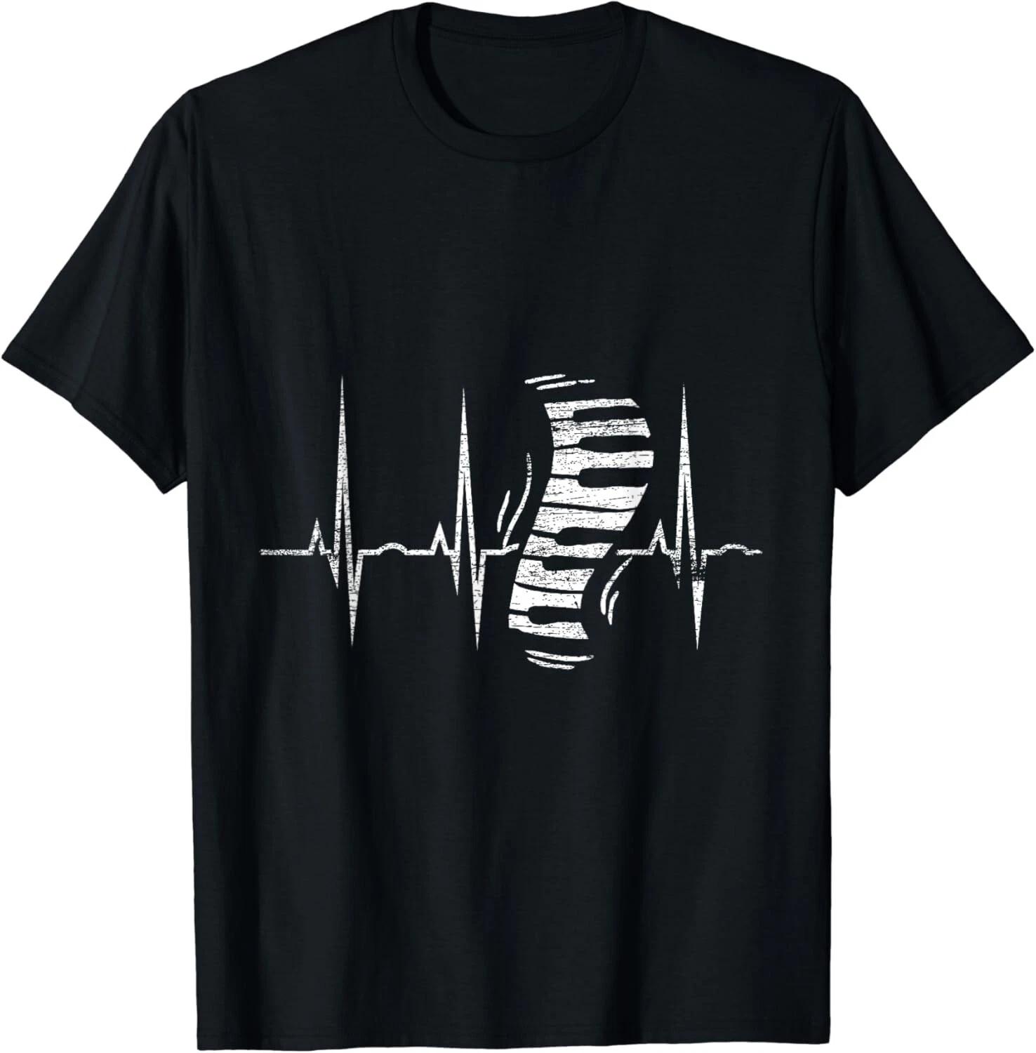 

Keyboard Heartbeat Piano Gift Unisex T-Shirt L