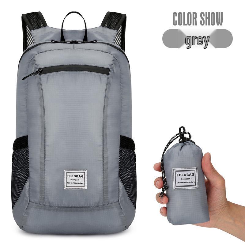 Ultra-light Portable Folding Backpack - Custom Print Logo for Travel, Mountaineering, Leisure & Sports