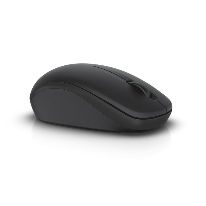 Souris Sans fil - DELL - WM126 - Noir - Optique - Connectivité sans fil - Ergonomique