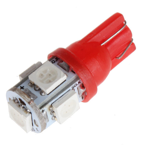 

W5W 194 SMD светодиодные лампы 5050 светодиодные 12V автомобильные мотоциклы SMD приводные лампы красный