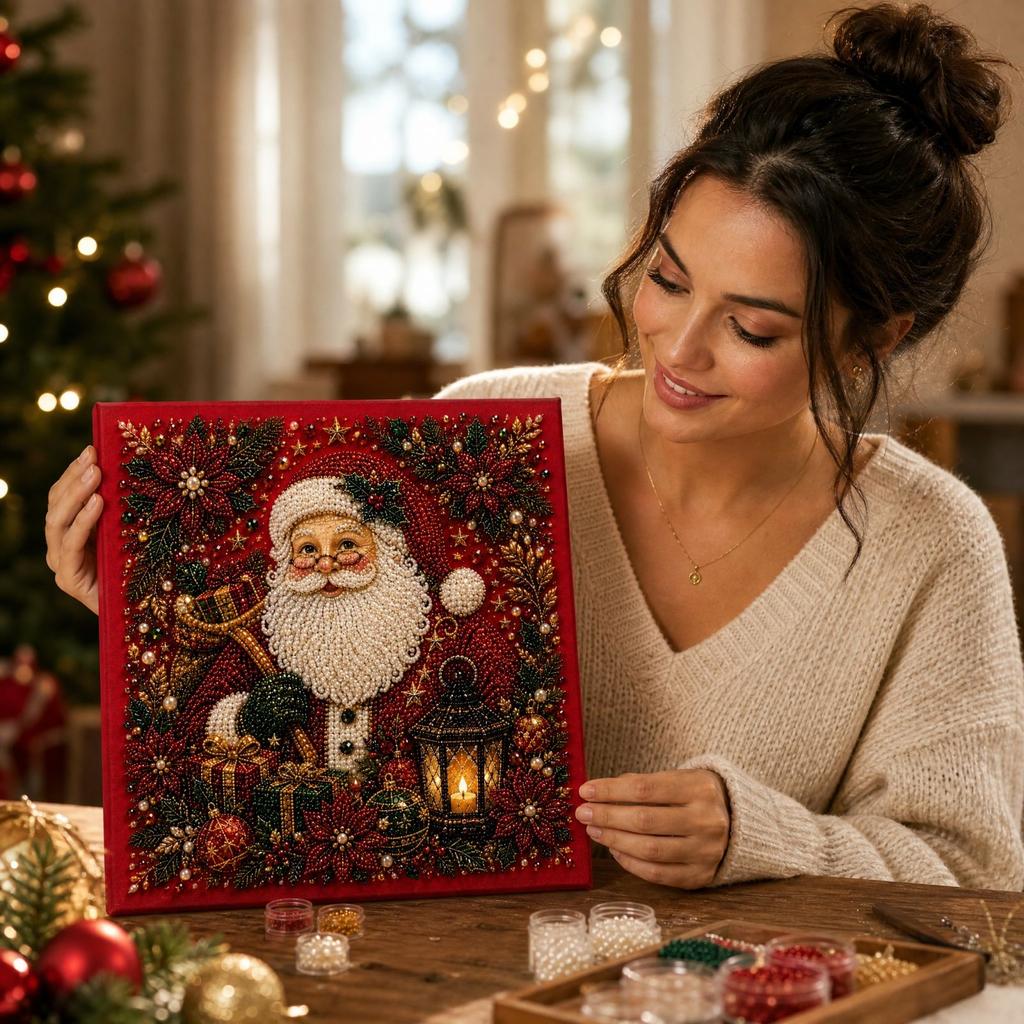 Christmas Painting Festive Holiday Wall Decor for Home Winter Decoration