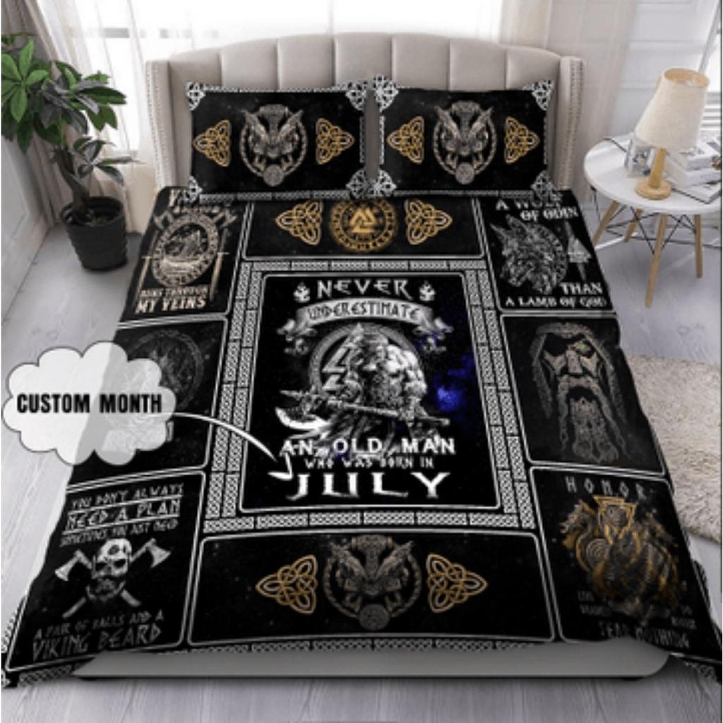 Quilt Bettdeckenbezug Set Tmarc Tee Namen personalisieren Tag der Toten Bettwäsche Anzug