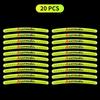20pcs Car Tire Rim Reflective Sticker For Citroen C3 C4 C2 C1 C5 Saxo Berlingo DS DS3 DS4 DS5 Xsara Elysee Jumpy Car Accessories YX3