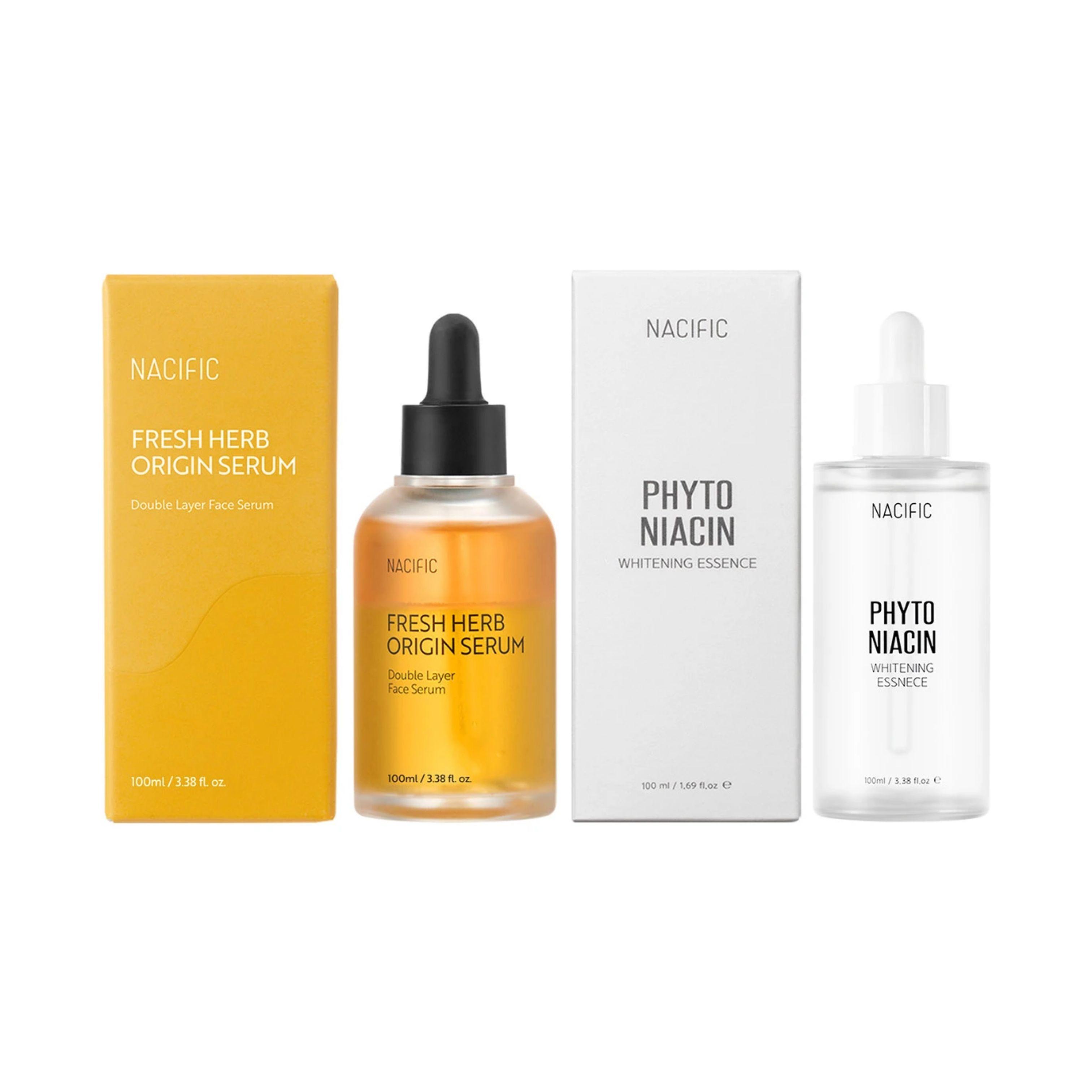 

Nacific Whitening Essence & Origin Serum Set 100ml x 2