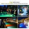 Lampada Subacquea LED 15W AC12V Luce Bianca/RGB IP68 Impermeabile Attrezzatura per Illuminazione Piscina RGB