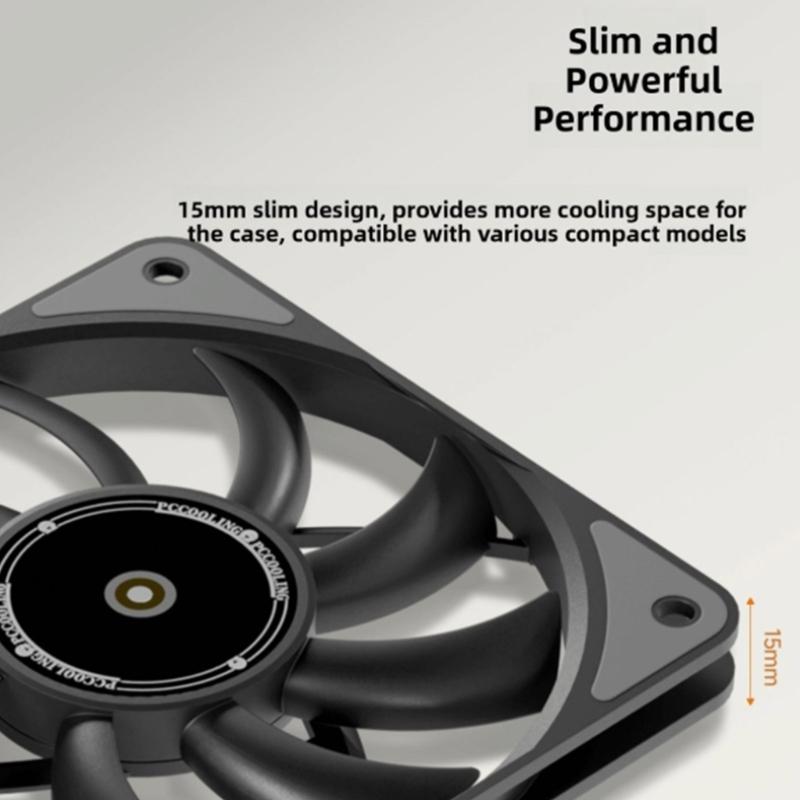 ARGB PC Router Lüfter 120MM Kühlventilator Bürstenlos Tragbarer Kühlventilator Ersatz für PC Gehäuse Schrank Elektronik