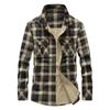 Men's Business Casual Workwear Shirt, Youth Men's Lapel Shirt, Plus Size Checkered Shirt