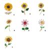 Versatile Sunflower Alloy Pin Multipurpose Decoration For Clothing Handbags Special Occasions Sturdy Wear