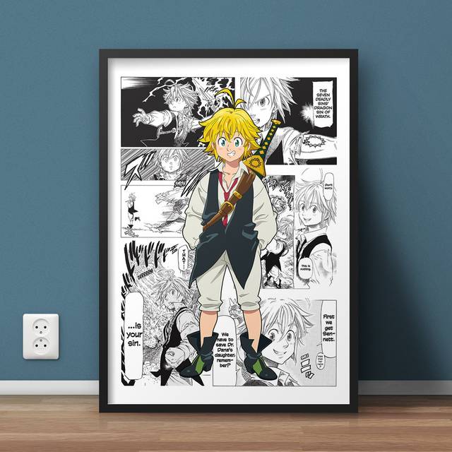 Japanese Anime, My Hero Academy Poster, Cartoon Poster, Canvas Painting