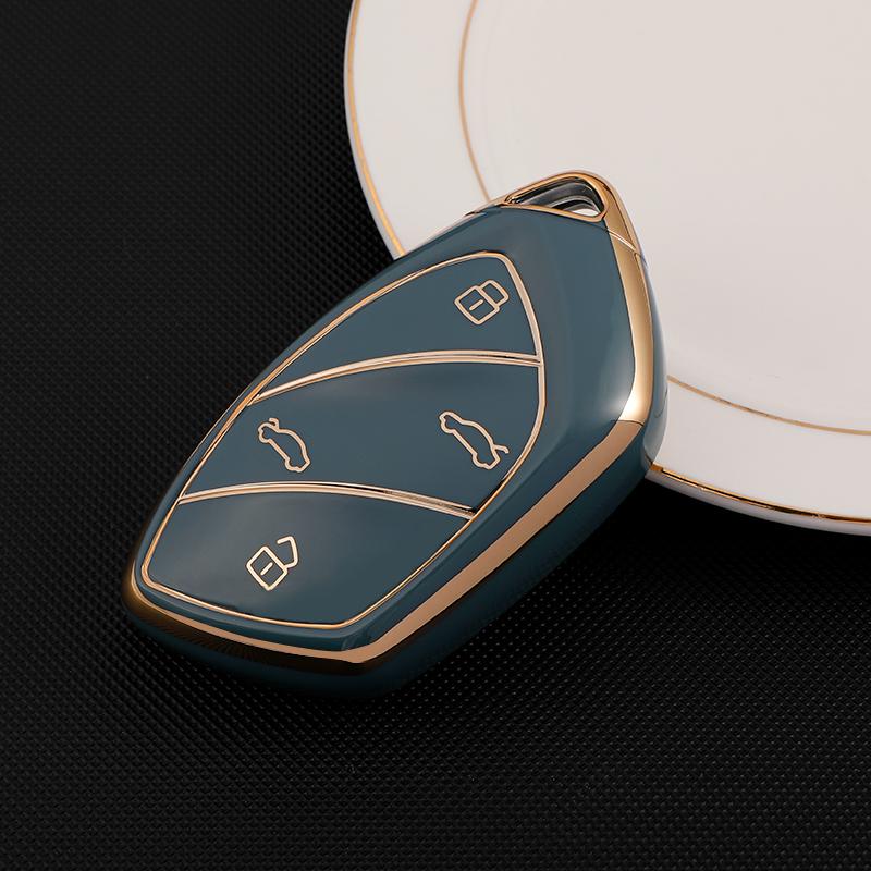 TPU Car 4Button Key Case Cover Remote for Roewe  X 2018 Auto Protection Key Holder Shell Fob Bag Accessories