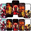 Für Samsung Galaxy S25 S24 S23 S22 Ultra FE Plus A37 A57 A56 A55 A06 A16 A15 A36 A26 A35 A05 A25 A54 A34 Hülle Cartoon Deadpool Marvel Wolverine Abdeckung