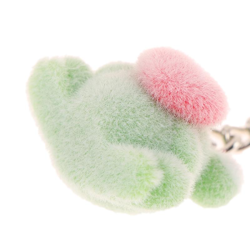 1 Stück Flauschiger Niedlicher Liebe Frosch DIY Handykette Taschenanhänger Ohrringe Autoanhänger