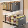 1/2Pcs Pull-out Cabinet Organizer Storage Basket Large Capacity Strong Load-Bearing Easy Installation No Drill Slide-Out Drawers Storage Racks