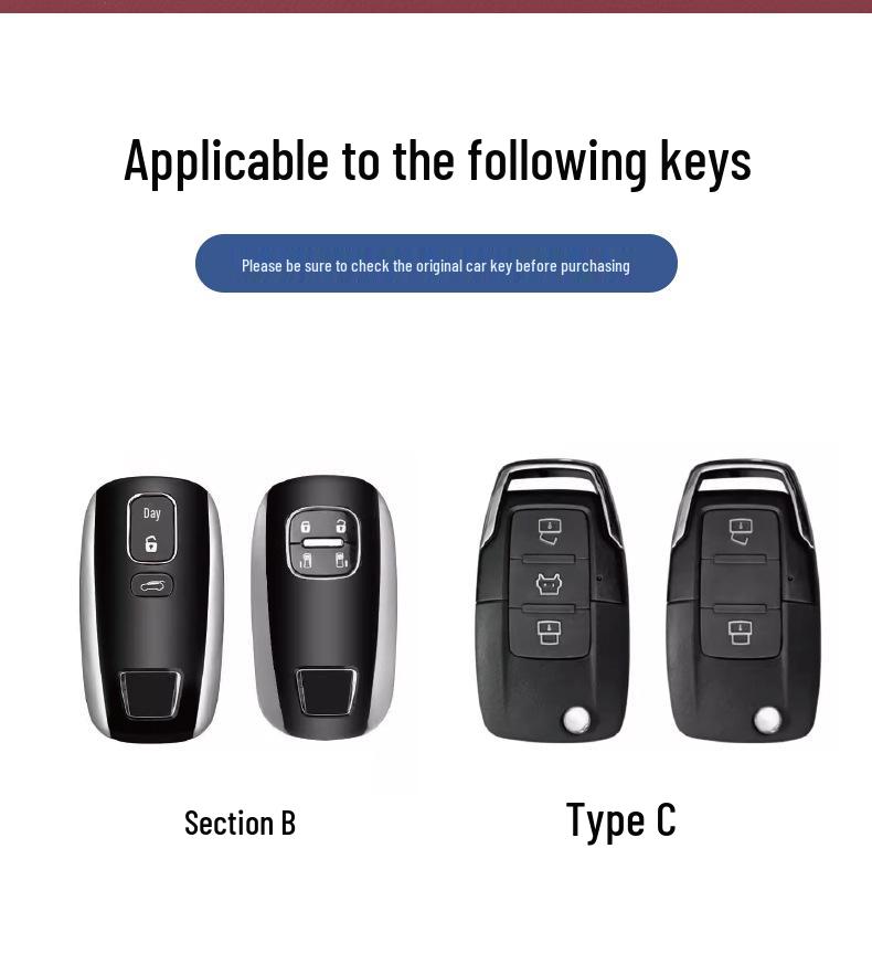 Luxgen U6 U7 Na5 U5 S5 Car Key Case: Minimalist Protective Shell for Remote Control