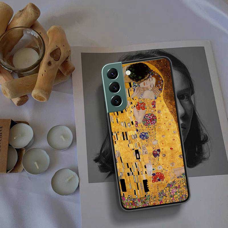 Kiss by Gustav Klimt Desig Phone Case For Samsung A16 A26 A36 A56 Galaxy A02S A12 A52S A13 A23 A33 A53 A54 A34 A24 A14 A22 A32 A