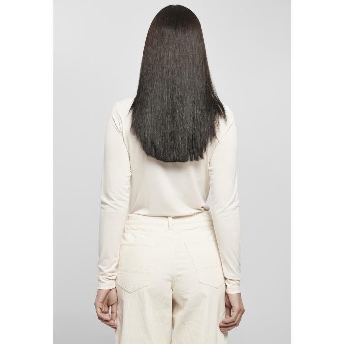 Pull Col Roulé Manches Longues Femme Urban Classics Modal - Blanc Cassé - L
