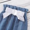 Completo a 3 Pezzi per Neonate: Top con Maniche a Svasatura e Volant, Stampa + Pantaloni + Cerchietto