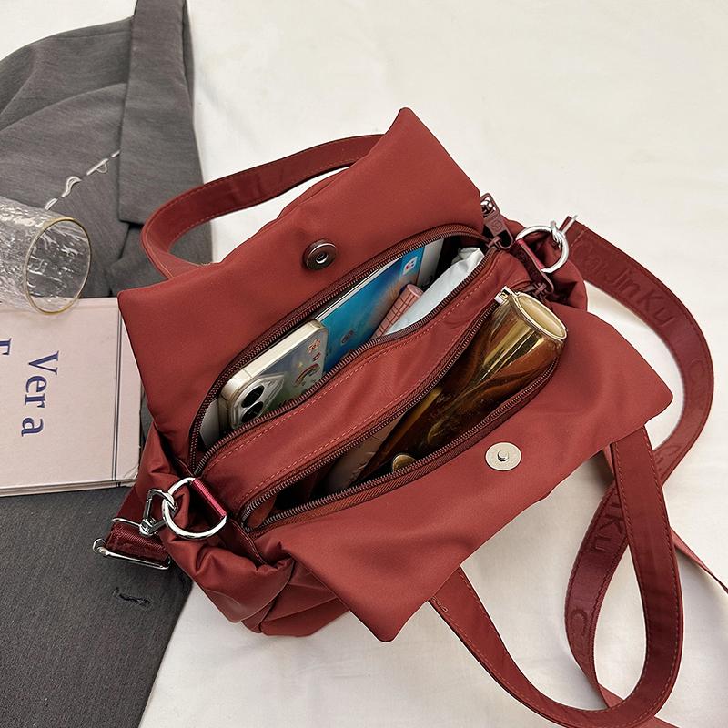 Women's Solid Color Handbag Shoulder Crossbody Bag