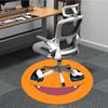 1pc Charmander Office Round Area Rug, Indoor Mat Suitable For Office, Under Office Chairs Bedroom Living Room Home Decor, Room Deco208